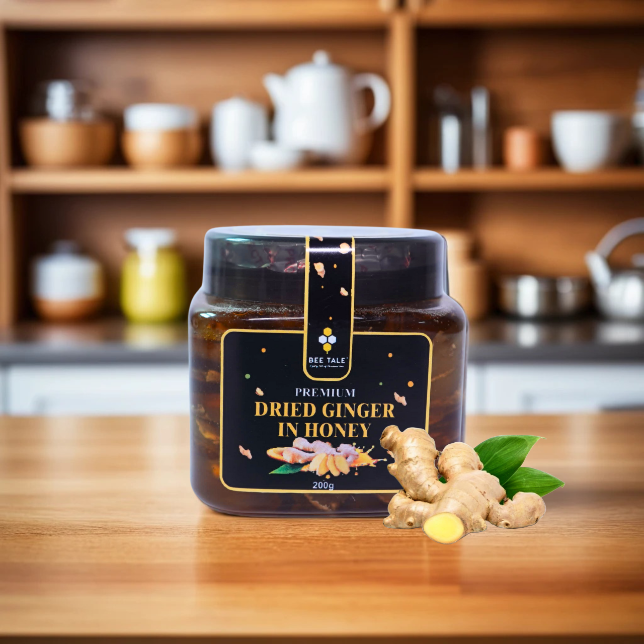 DRIED GINGER IN HONEY